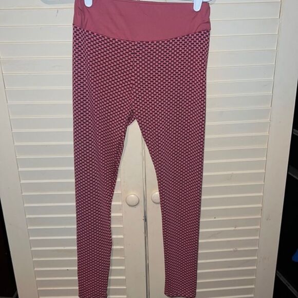 Blue Bubble Scrunch Butt Gym Leggings - Picture 1 of 4